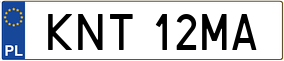 Truck License Plate